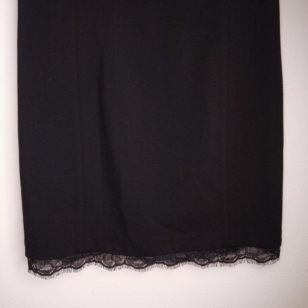 ERIN FETHERSTON ALL FOR YOU BLACK COCKTAIL DRESS 4 - Picture 4 of 8